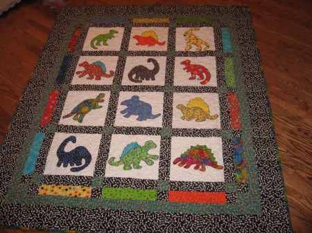 Karen DuMont's Dinosaur Dynasty Quilt Pattern