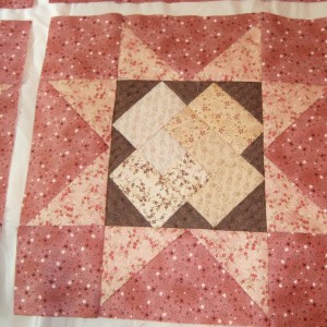 This is the block that I made (there are four of these in the quilt._