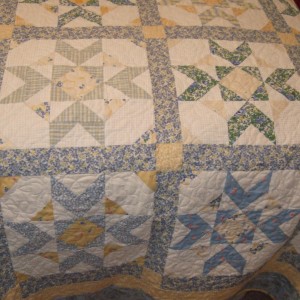 Sarah\'s FLYING GEESE QUILT - quilted by Valerie at A NEEDLE RUNS THROUGH IT