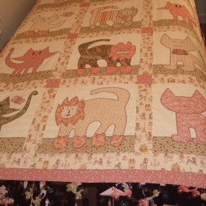 Sarah's Cats Quilt