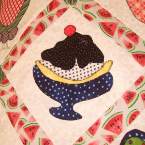 Leanna drew this for her INVITATION TO AN ANT PICNIC QUILT