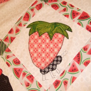 Leanna\'s drawing for her INVITATION TO AN ANT PICNIC QUILT