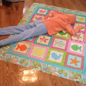 This is how you know that a quilt is really loved! 