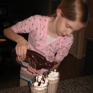 Made Brownie Milkshakes