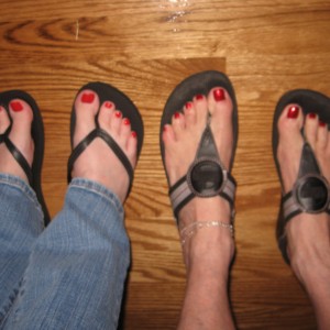 Mother Daughter Toes