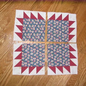 Bear Claw Blocks for THIMBLEBERRIES LAKESIDE Quilt