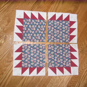 Bear Claw Blocks for THIMBLEBERRIES LAKESIDE Quilt