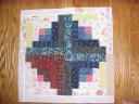 Scrappy Spring Flower  Log Cabin Blocks - Group 2