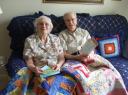 GG and JBA and their Lap Quilts