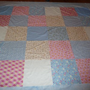 The Pieced Quilt Back from 15 1/2\