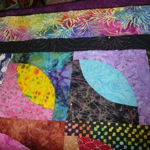 Patsy\'s quilt with crystals