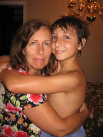 Collin with mom Jan