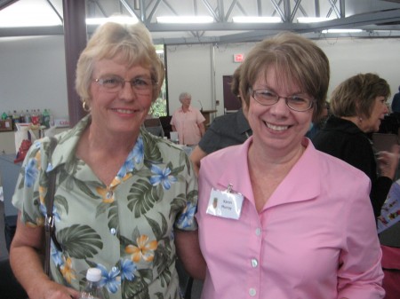 Sherry and Karen at Hospitality Quilters 9 2 09