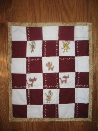 Sarah's 2nd Cat Quilt