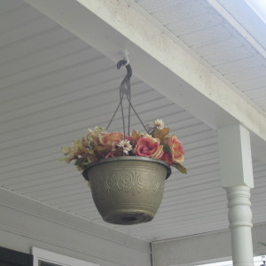 Hanging flowers!