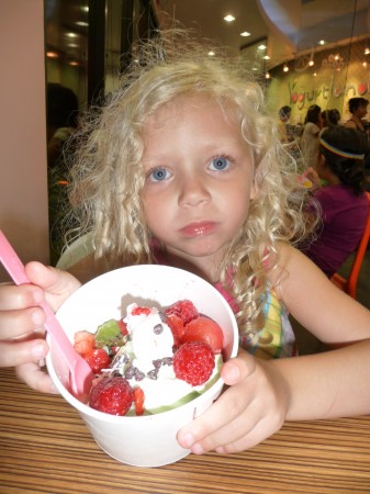 Shirley Anne at Yogurtland