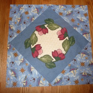 Thimbleberries 2008 Quilt Center Block for August