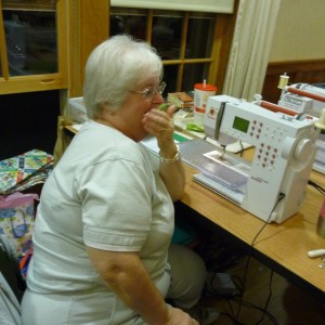 Barbara made the Hat Bag