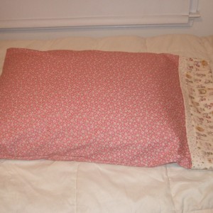 The Quilt just HAD to have a pillow case to match!