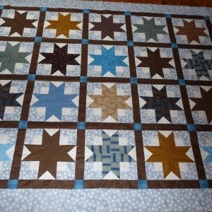 Fred's Boxy Stars Quilt Top Finished 10 25 08