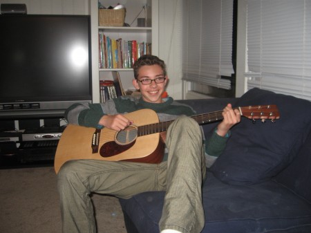 Harry 14 Playing the Guitar