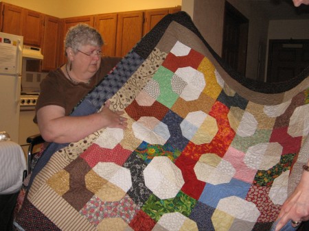 Catherine and the Friendship Tied with Bowties Quilt