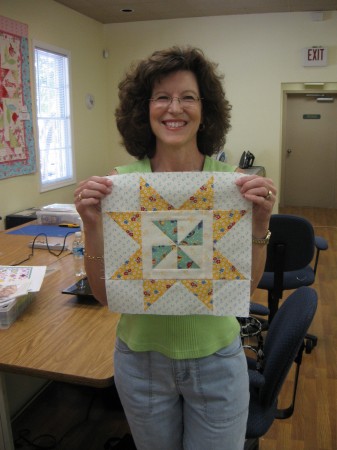 Marla created a SHEDDY block!