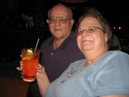 ANOTHER SHOT OF THE ICE TEA - Nancy and David