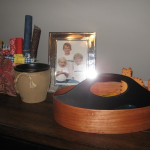 My Shaker Tray is already holding sewing supplies