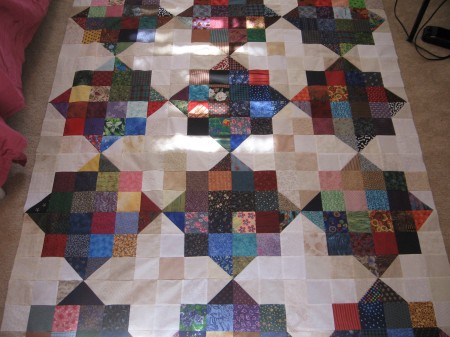 sao's SCRAPPY SPLIT NINE-PATCH Quilt