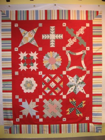 Susan's Egg Money Quilt with Borders
