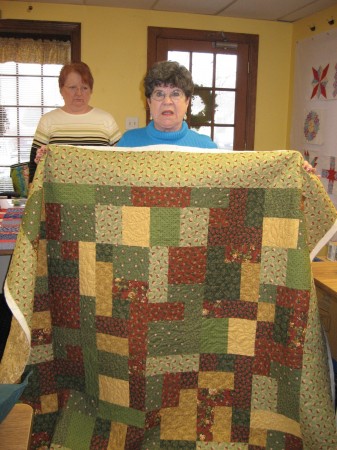Shirley's FIRST QUILT