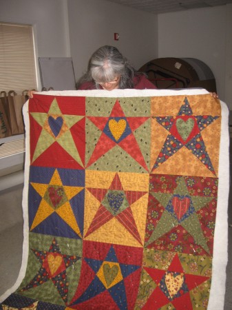 This is a WOW QUILT - love those Stars