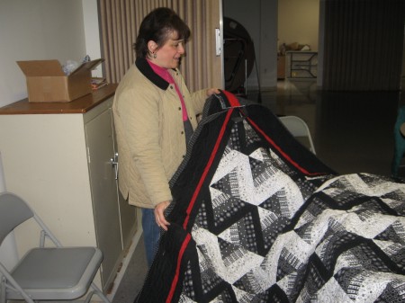 Margaret Made this Quilt for her son