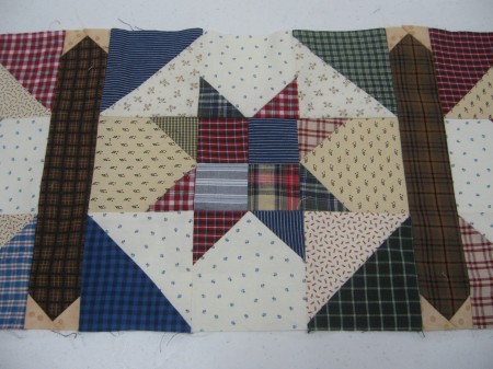 Joey's Forever Plaid Quilt Block