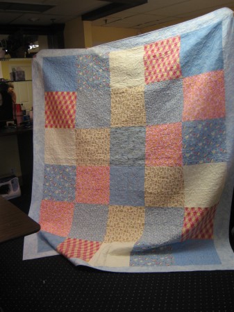 Back of Shirley Anne's Cotton Candy Quilt