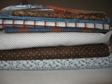 sao's Fabric for Brown Bag Block Exchange