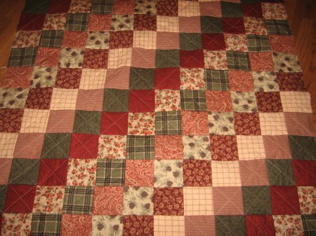 Back of Flannel Rug Quilt