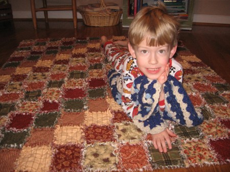Toothless Cooper and the Rag Rug