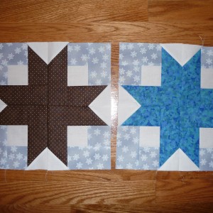 Blue and Brown Stars
