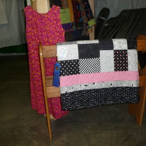 Pink, White, and Black 4-H Quilt