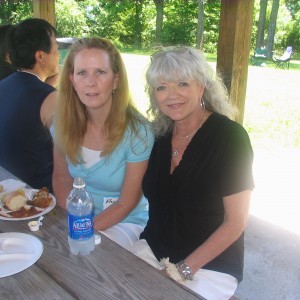 Elaine and Sao at the SONY picnic