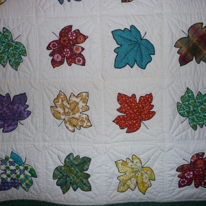 Leaf Quilt - Gladys and Grandma Albertson