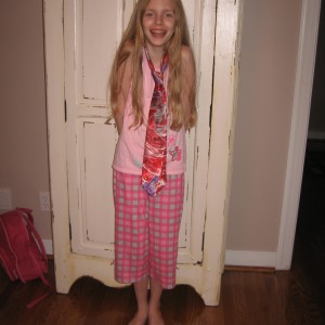 Leanna and her Great Grandfather\'s - JBA tie