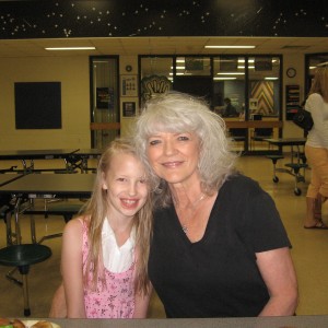 Sarah and Grandma Shirley at the Walker\'s Breakfast