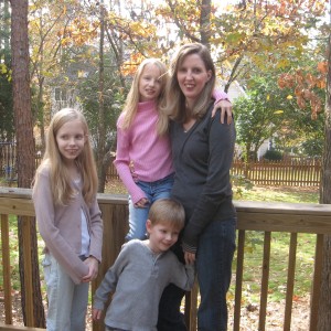 Christi and grandangels Leanna, Sarah and Cooper