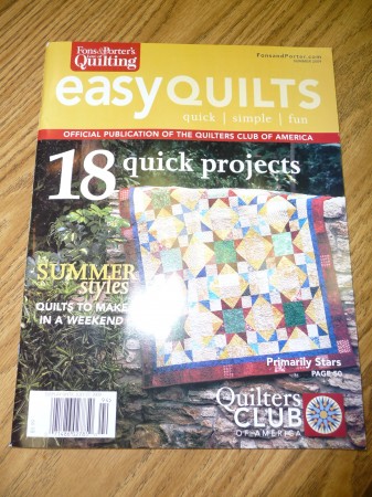 Susan and Christine's Pattern is in EASY QUILTS
