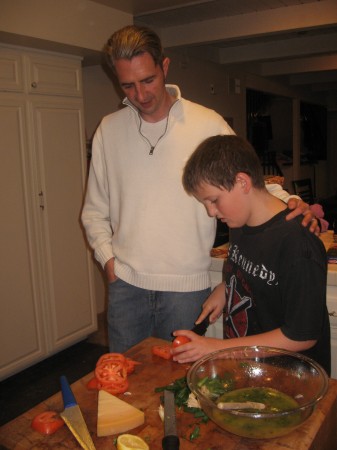 Rob Watches Will Slice the Tomatos