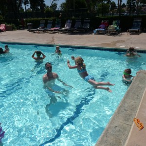 saj-diving1 Shirley Anne - age 3 - has no fear