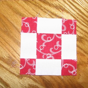 5 inch square - my first practice block April 12, 2008